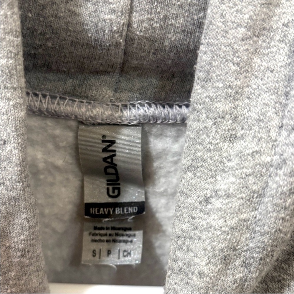 Gildan Texas Hoodie Heather Gray Pullover Sweatshirt Unisex - Picture 2 of 5